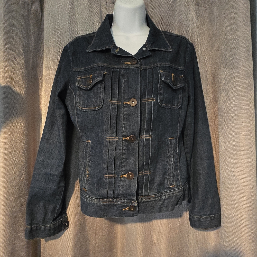 ⭐️Cleo Petites Dark Blue Jean Jacket⭐️